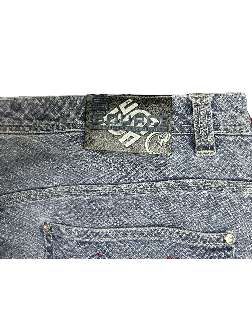 [V1164] Vintage y2k Source blaue baggy jeans