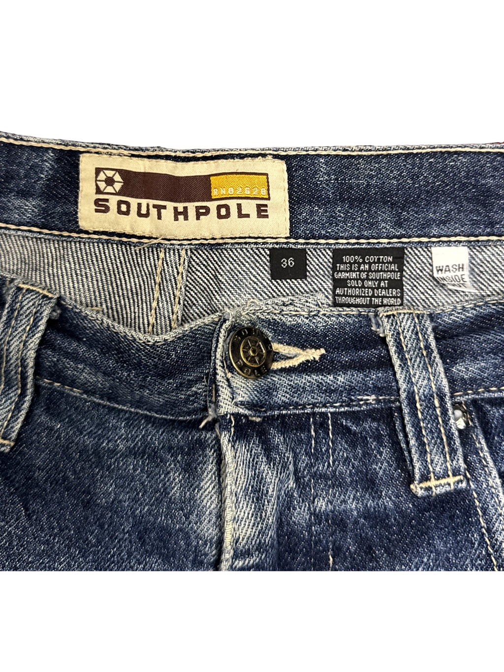 [V1168] Vintage y2k Southpole marineblaue baggy jeans