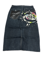 [V1172] Vintage y2k Townz marineblaue baggy jeans