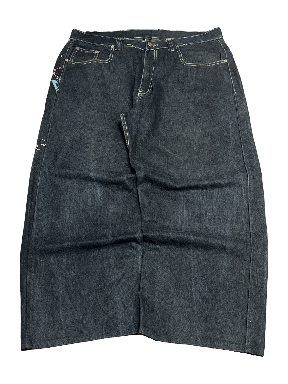[V1172] Vintage y2k Townz marineblaue baggy jeans