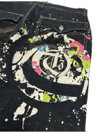 [V1172] Vintage y2k Townz marineblaue baggy jeans