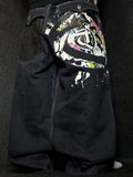 [V1172] Vintage y2k Townz marineblaue baggy jeans