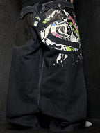 [V1172] Vintage y2k Townz marineblaue baggy jeans