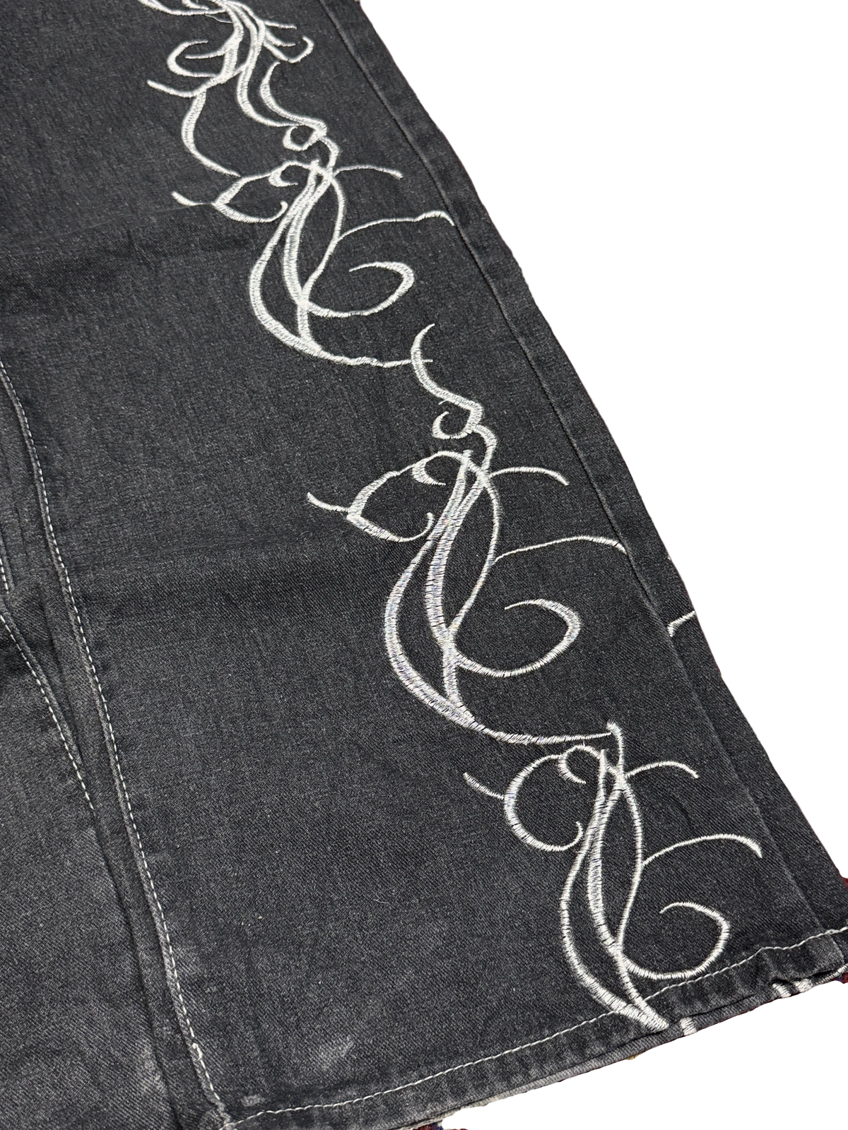 [V1175] Vintage y2k unbranded graue baggy jeans (Dupe)