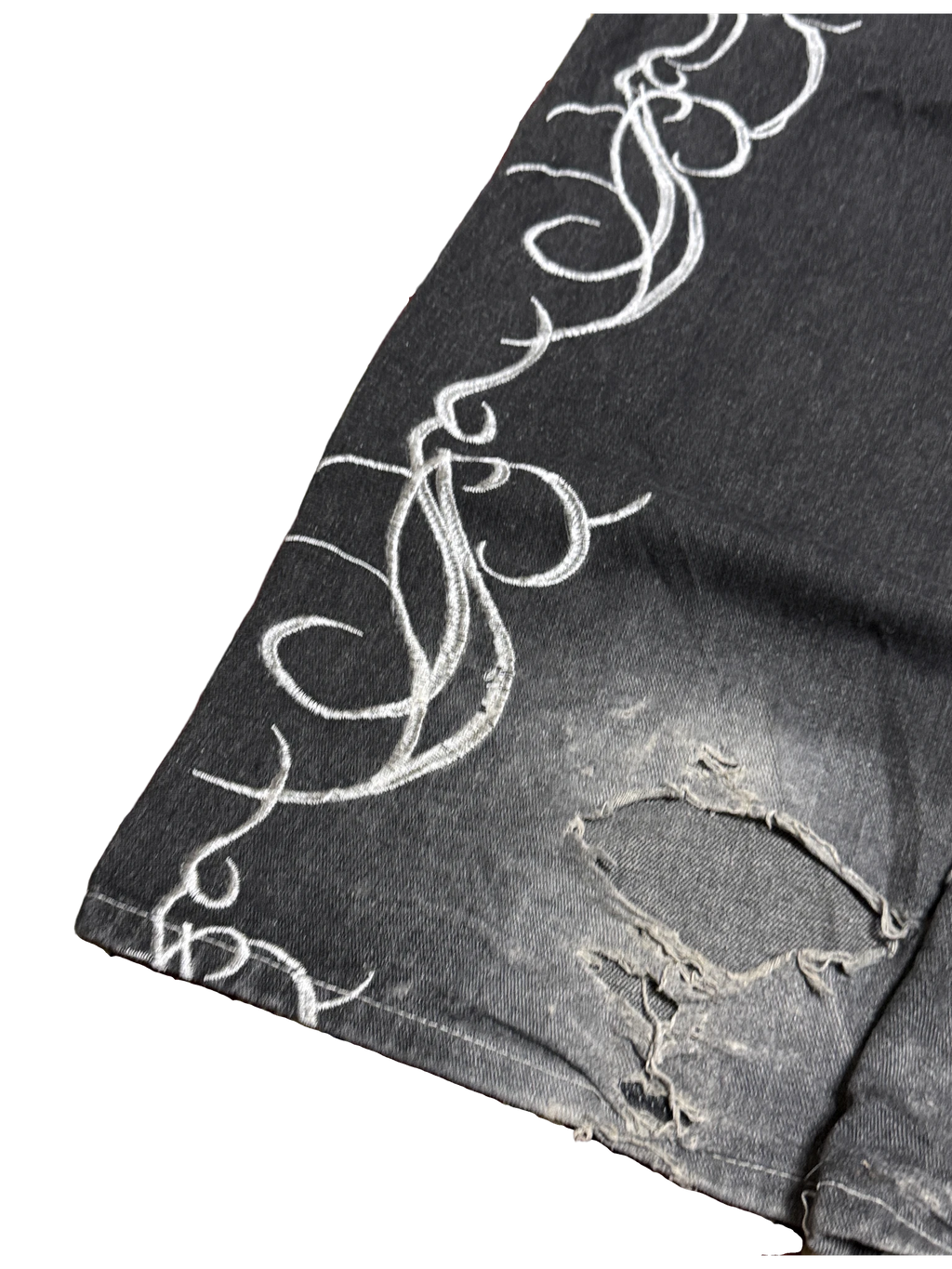 [V1175] Vintage y2k unbranded graue baggy jeans (Dupe)