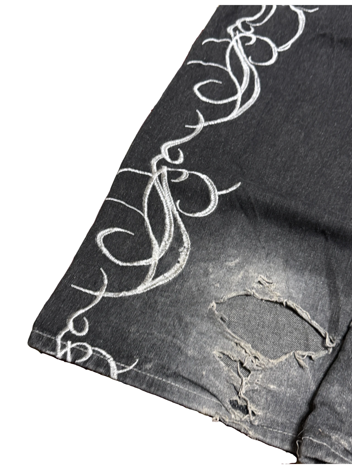 [V1175] Vintage y2k unbranded graue baggy jeans (Dupe)