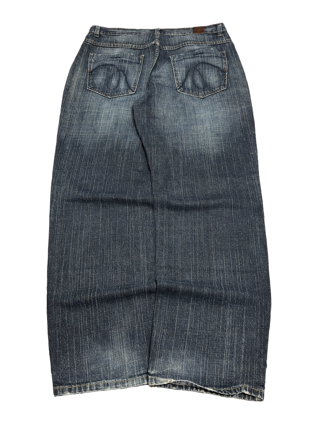 [V1176] Vintage y2k Vibes marineblaue baggy jeans