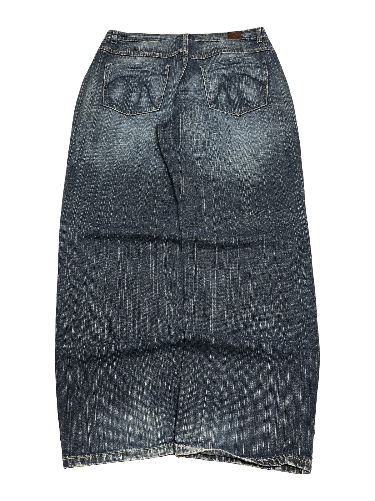 [V1176] Vintage y2k Vibes marineblaue baggy jeans