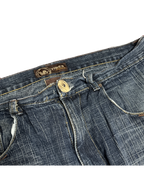 [V1176] Vintage y2k Vibes marineblaue baggy jeans