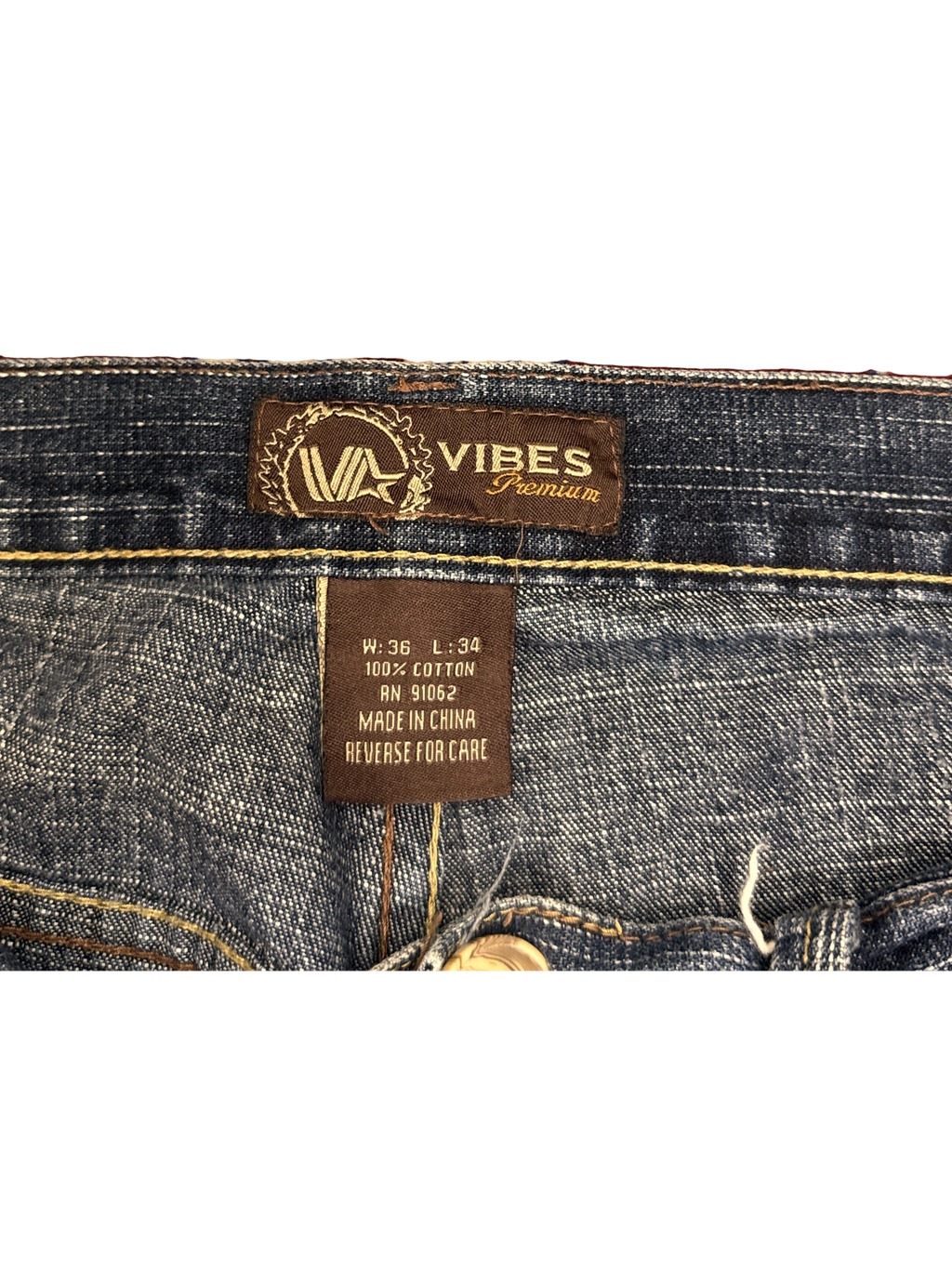 [V1176] Vintage y2k Vibes marineblaue baggy jeans