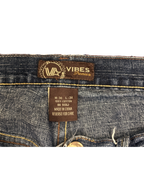 [V1176] Vintage y2k Vibes marineblaue baggy jeans