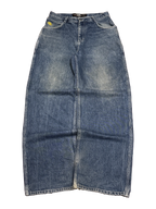 [V1177] Vintage y2k Wu Wear blaue baggy jeans