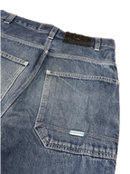 [V1177] Vintage y2k Wu Wear blaue baggy jeans