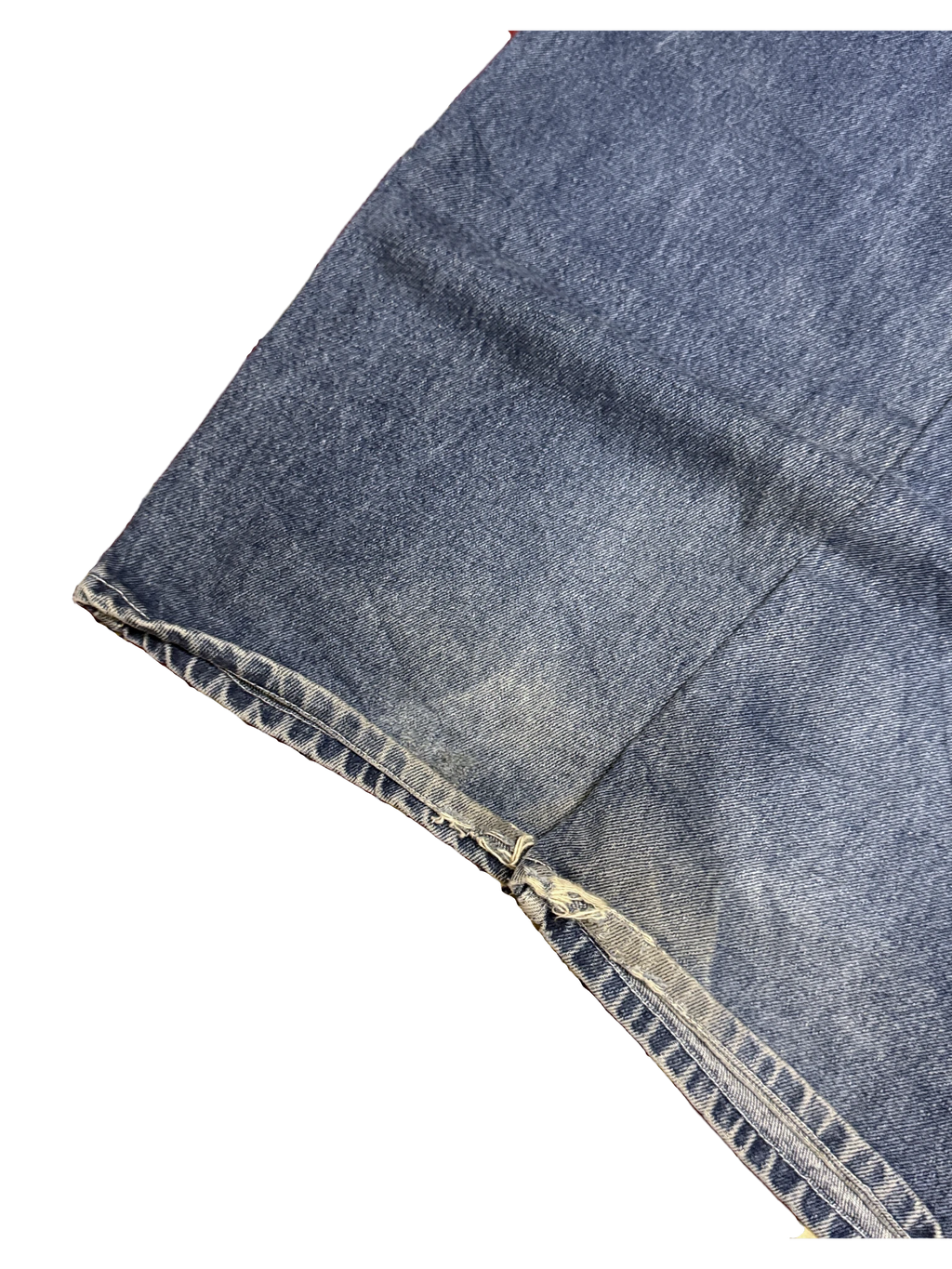 [V1177] Vintage y2k Wu Wear blaue baggy jeans