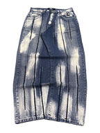 [V1179de] Vintage y2k Karl Kani blaue baggy jeans