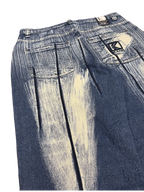 [V1179de] Vintage y2k Karl Kani blaue baggy jeans