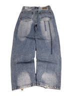[V1181de] Vintage y2k Bronxxx blaue baggy jeans