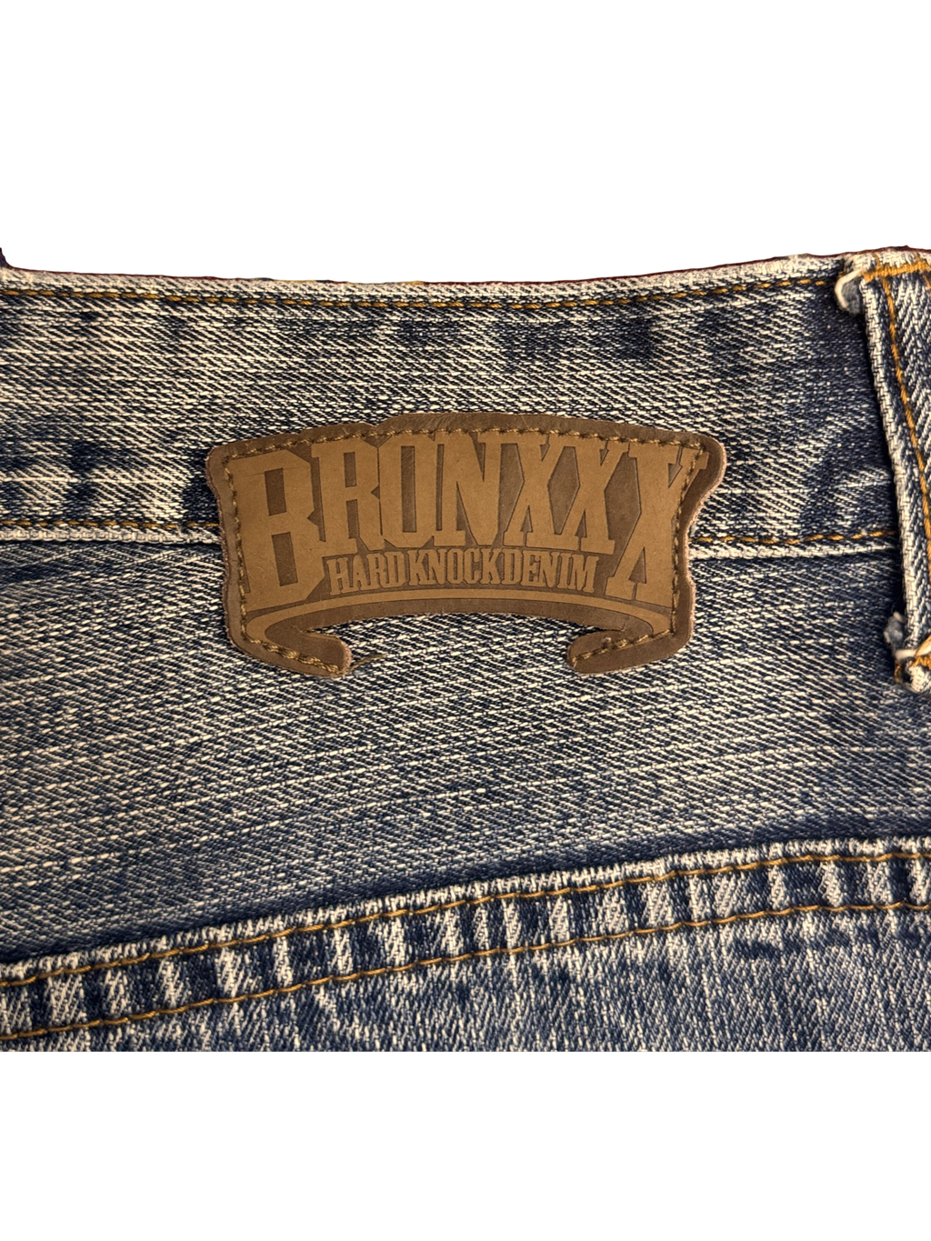[V1181de] Vintage y2k Bronxxx blaue baggy jeans