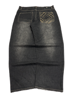[V1182de] Vintage y2k Makaveli graue baggy jeans