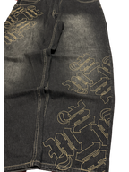 [V1182de] Vintage y2k Makaveli graue baggy jeans