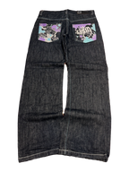 [V1183] Vintage y2k Wrung marineblaue straight jeans