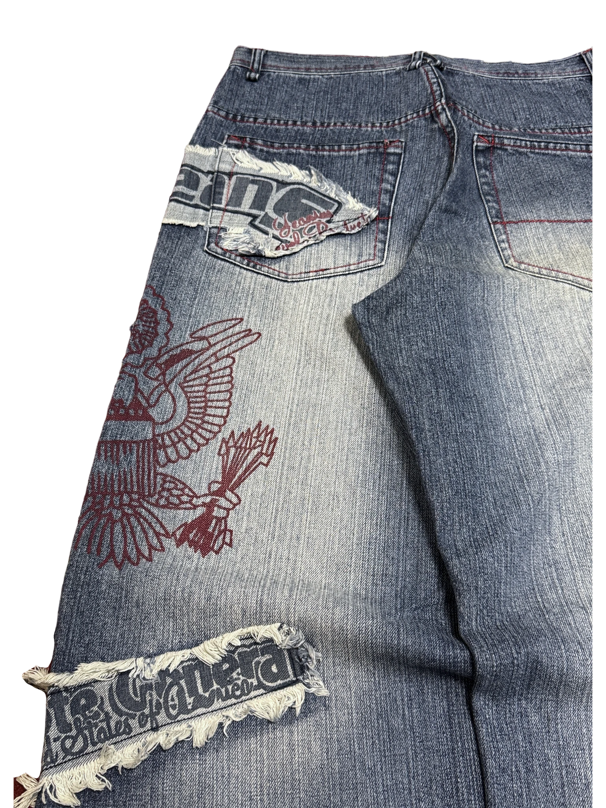 [V1184] Vintage y2k Mido blaue baggy jeans