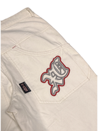 [V1185] Vintage y2k X-Cape weiße baggy jeans