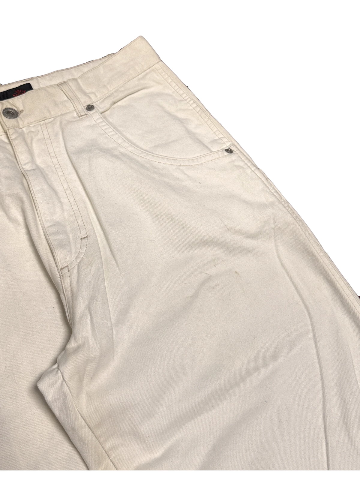 [V1185] Vintage y2k X-Cape weiße baggy jeans