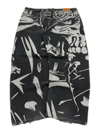 [V1186de] Vintage y2k Townz schwarze baggy jeans