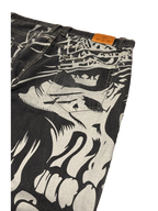 [V1186de] Vintage y2k Townz schwarze baggy jeans