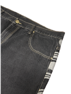 [V1186de] Vintage y2k Townz schwarze baggy jeans