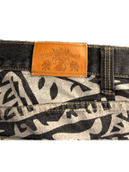 [V1186de] Vintage y2k Townz schwarze baggy jeans