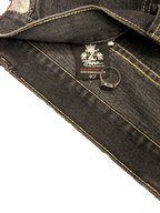 [V1186de] Vintage y2k Townz schwarze baggy jeans