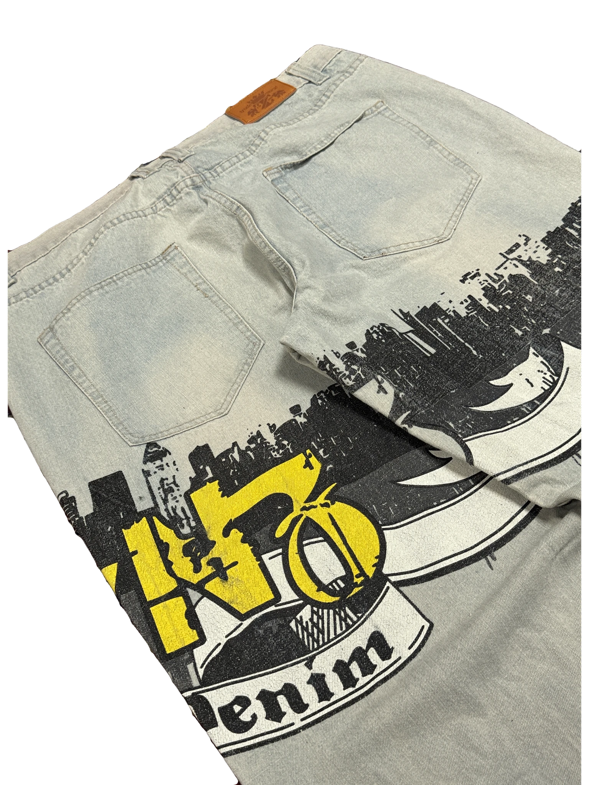 [V1187de] Vintage y2k Townz blaue baggy jeans