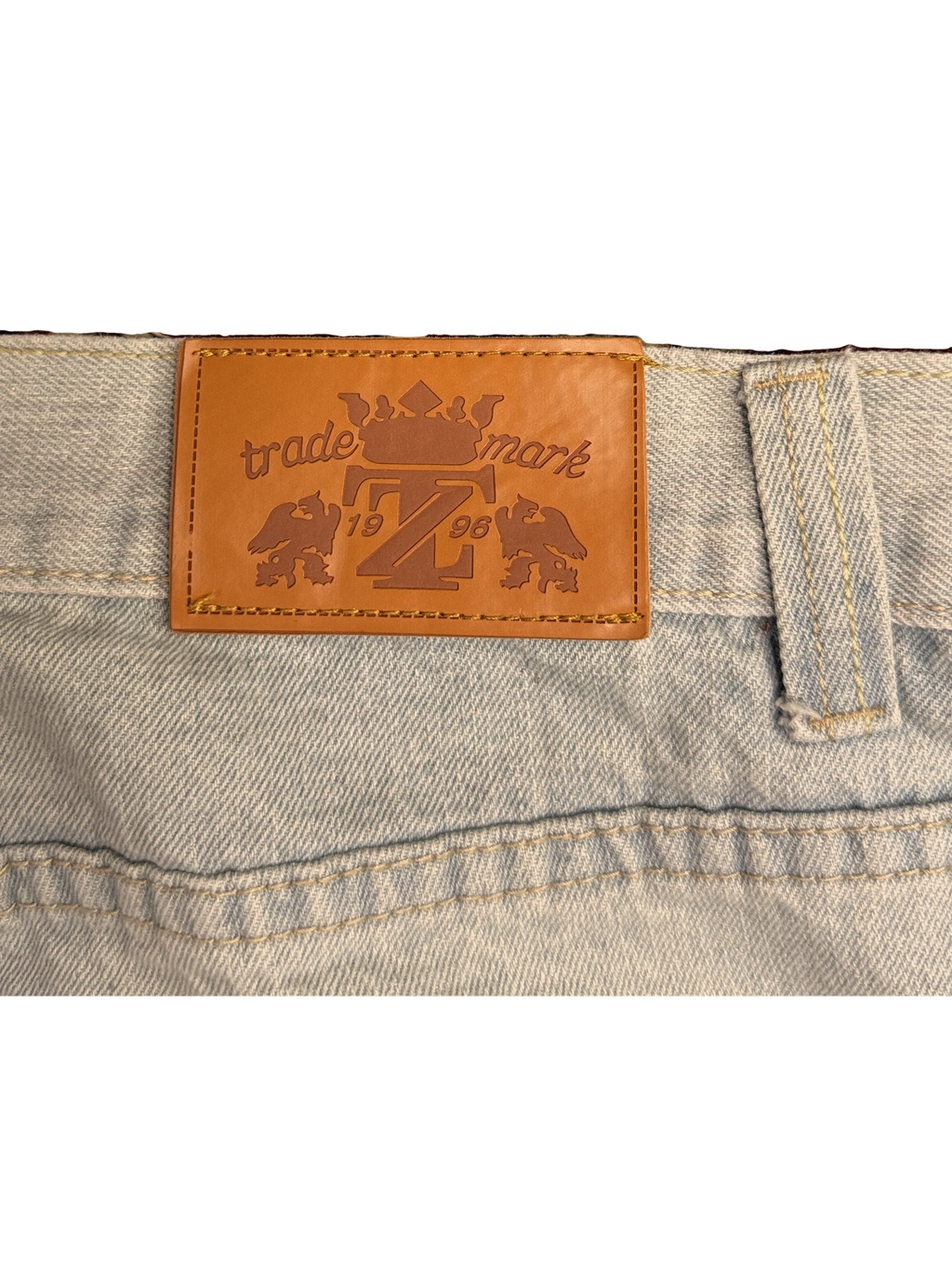 [V1187de] Vintage y2k Townz blaue baggy jeans