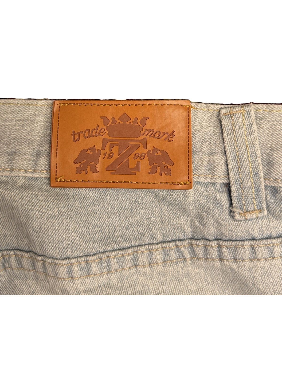 [V1187de] Vintage y2k Townz blaue baggy jeans