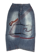 [V1189] Vintage y2k UNK blaue baggy jeans