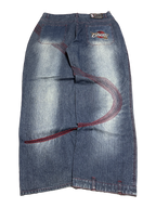 [V1189] Vintage y2k UNK blaue baggy jeans