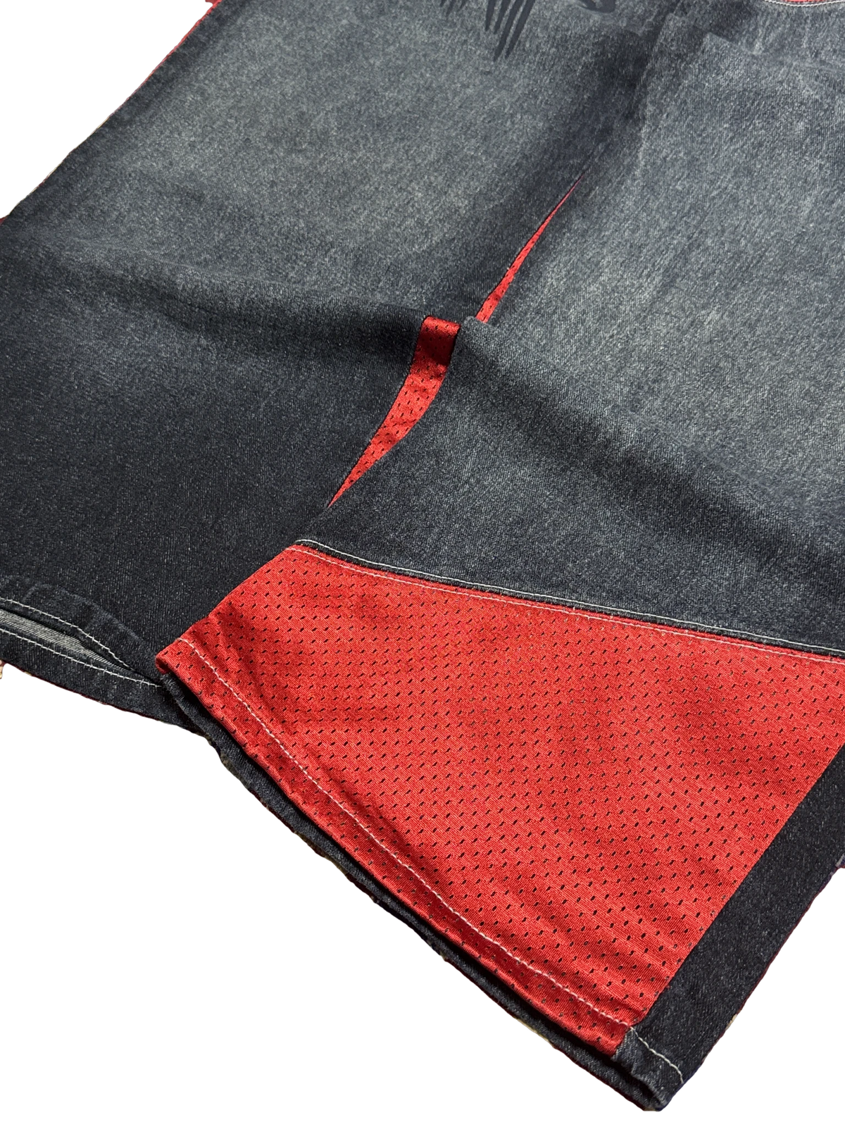 [V1190] Vintage y2k UNK marineblaue baggy jeans