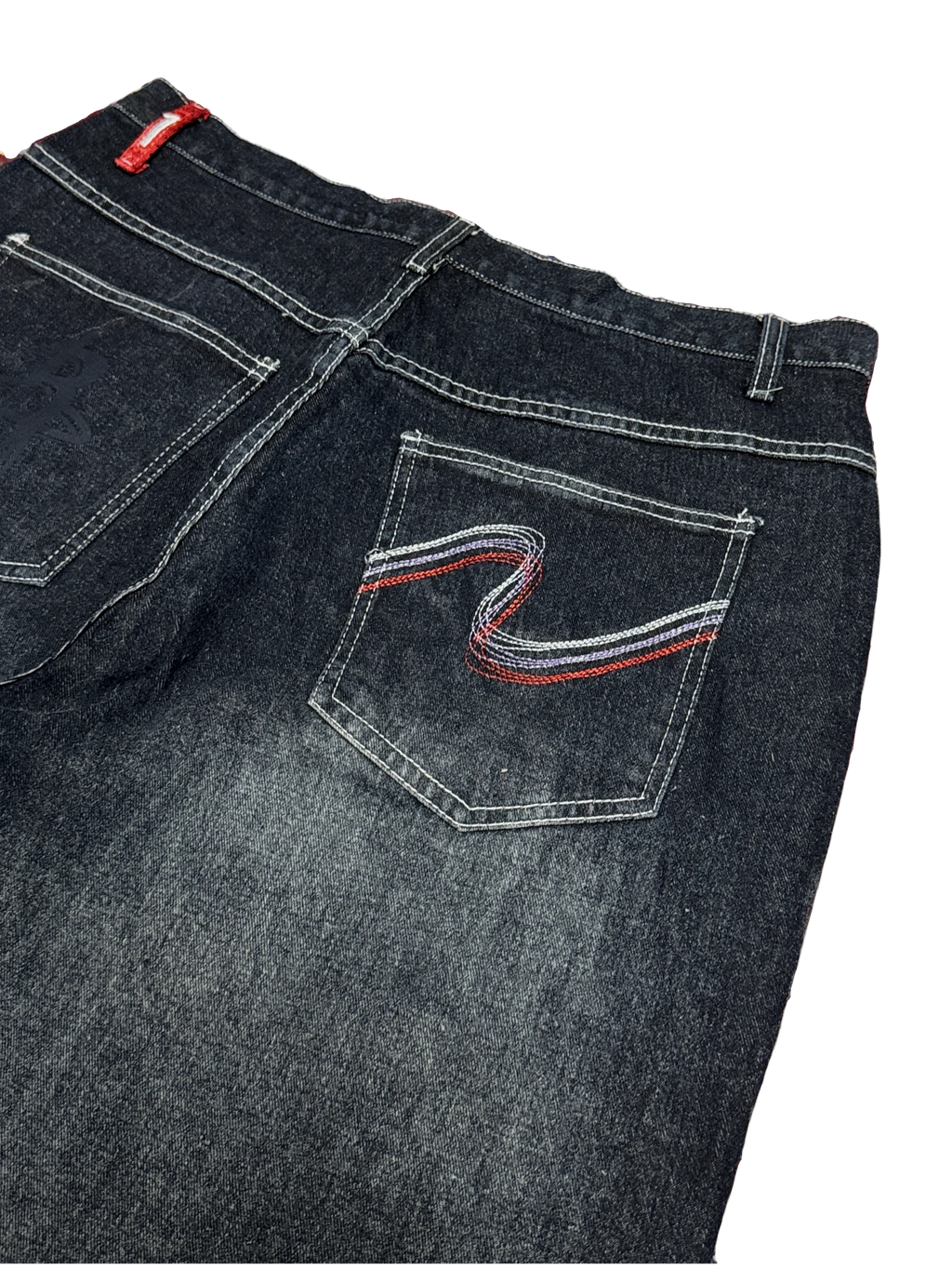 [V1190] Vintage y2k UNK marineblaue baggy jeans