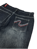 [V1190] Vintage y2k UNK marineblaue baggy jeans