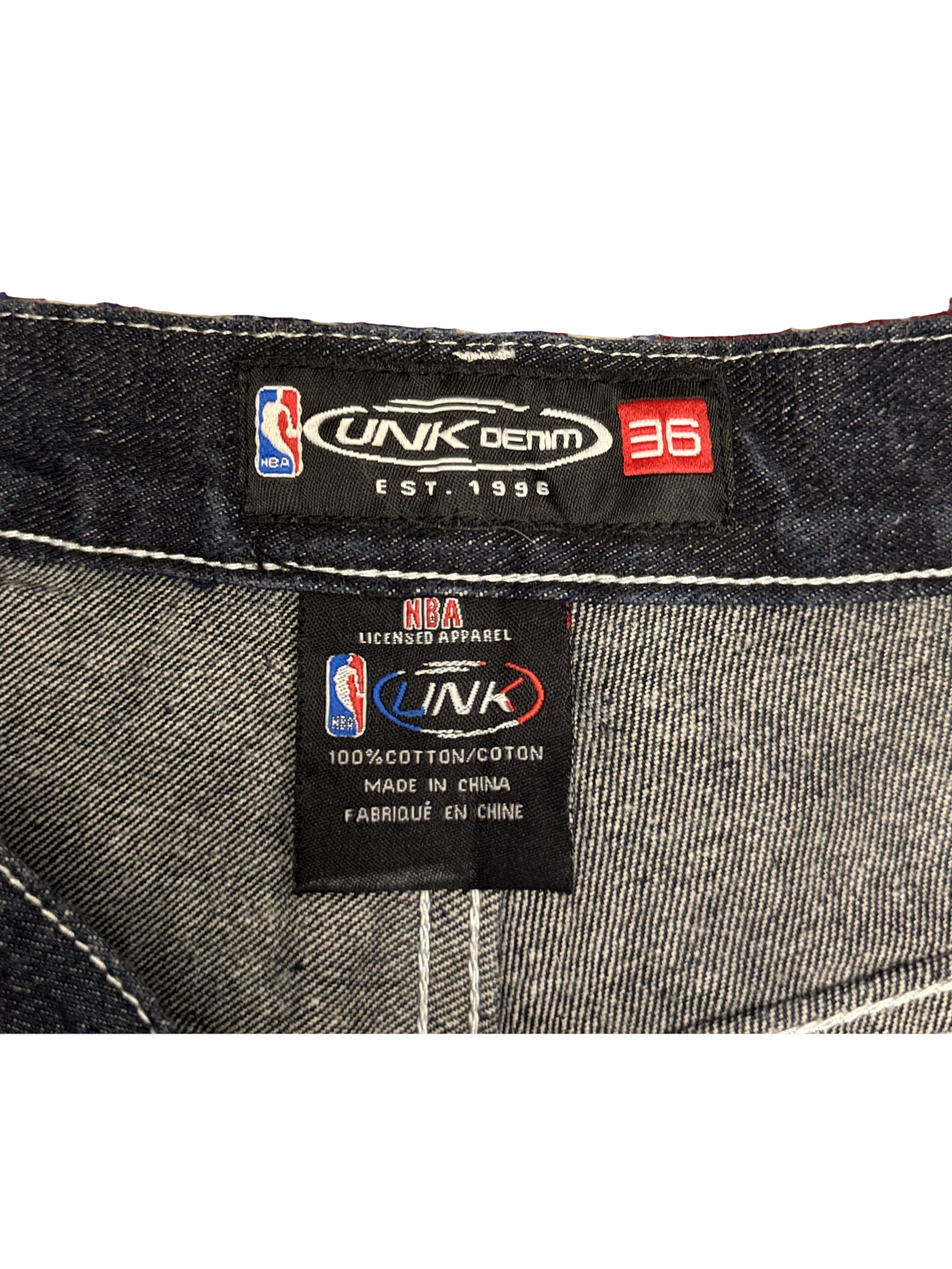 [V1190] Vintage y2k UNK marineblaue baggy jeans