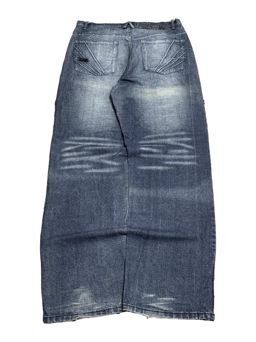 [V1191] Vintage y2k Akademiks marineblaue baggy jeans