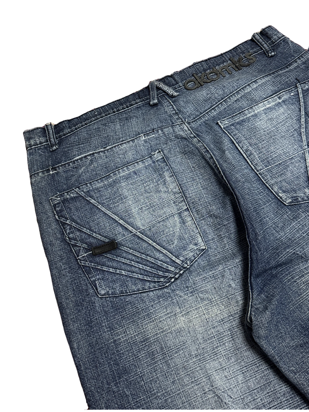 [V1191] Vintage y2k Akademiks marineblaue baggy jeans