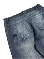 [V1191] Vintage y2k Akademiks marineblaue baggy jeans