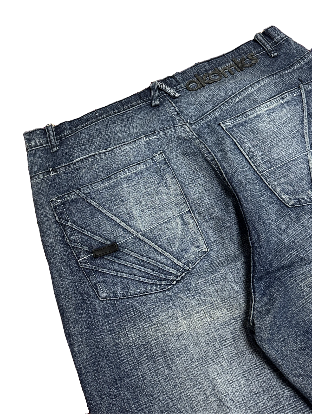 [V1191] Vintage y2k Akademiks marineblaue baggy jeans