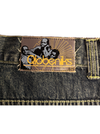 [V1192] Vintage y2k Qlobeniks marineblaue baggy jeans