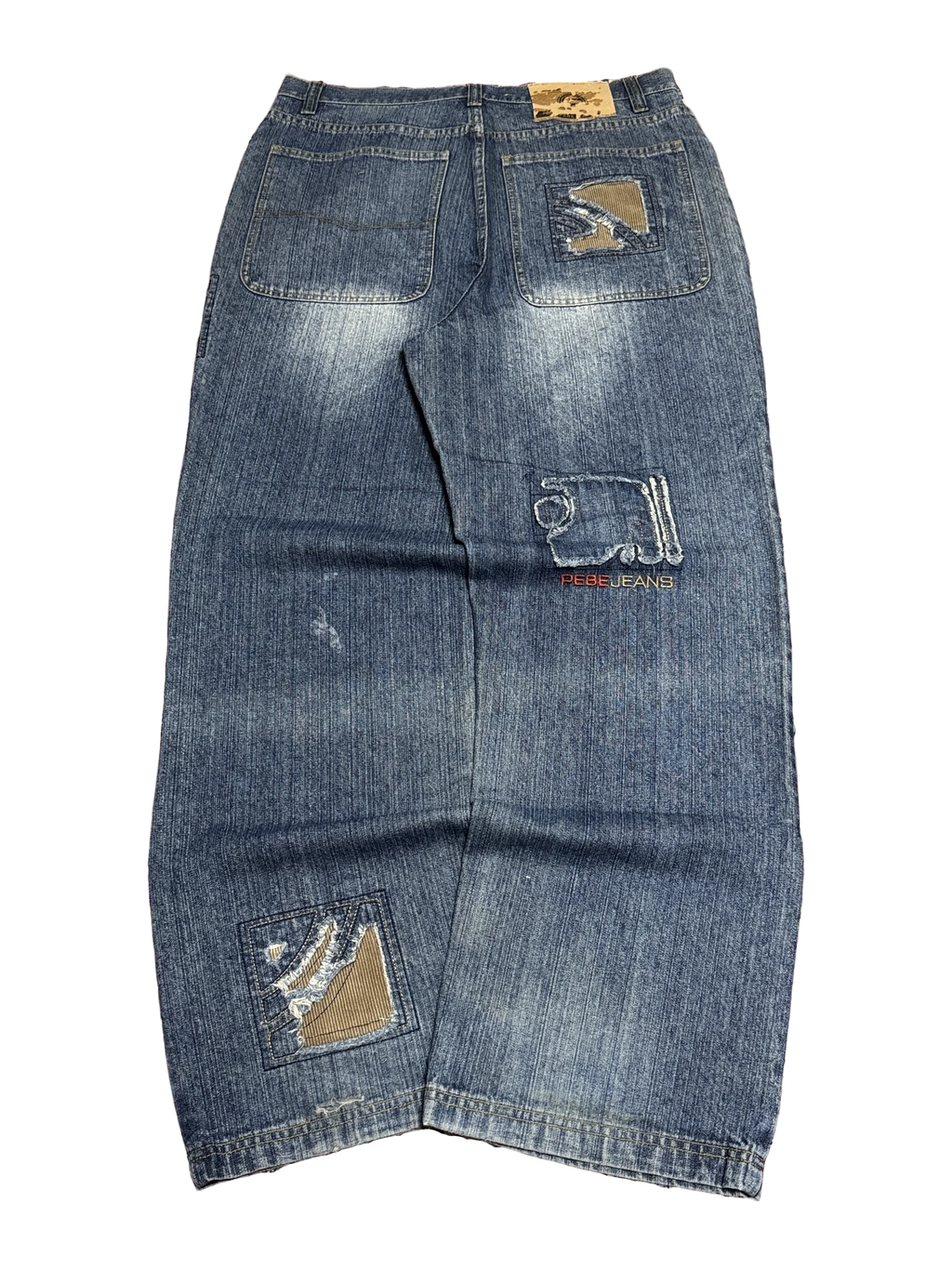 [V1193] Vintage y2k Pe.be blaue baggy jeans