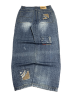[V1193] Vintage y2k Pe.be blaue baggy jeans