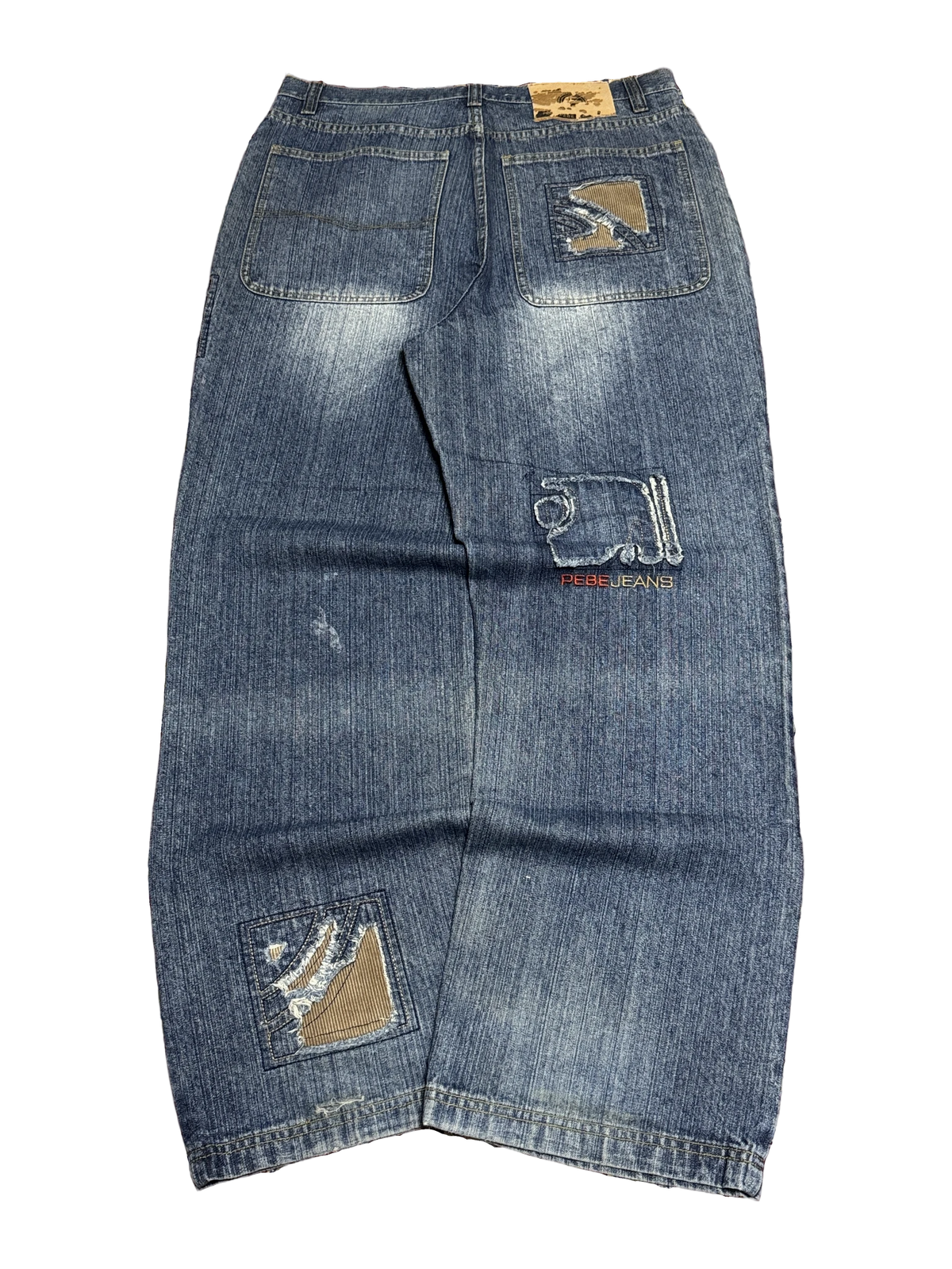 [V1193] Vintage y2k Pe.be blaue baggy jeans
